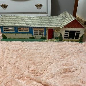 Vintage Marx Tin Litho Dollhouse